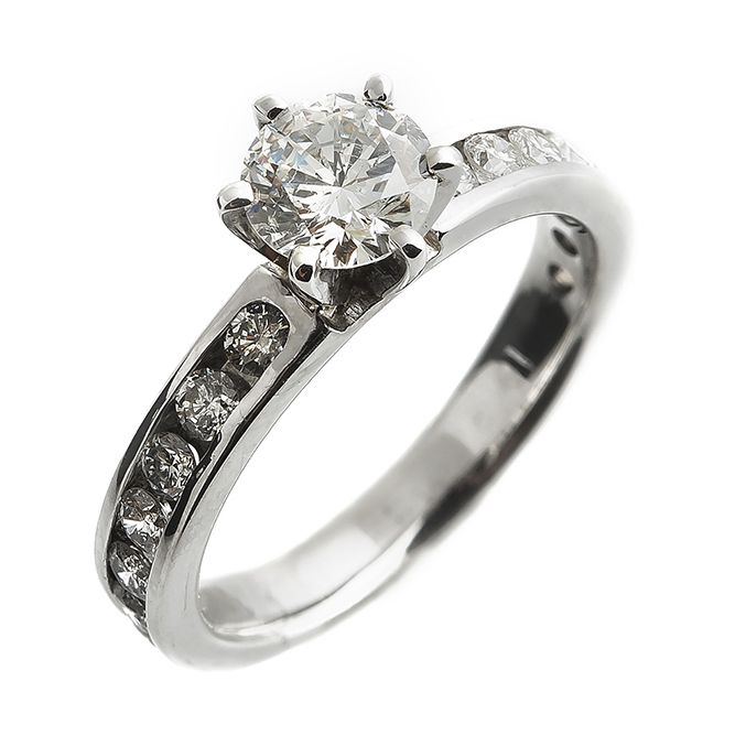 Anillo de Compromiso Channel Round Mercurio Joyeros Oficial