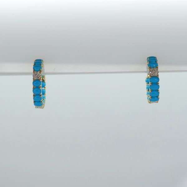 Aretes turquesa