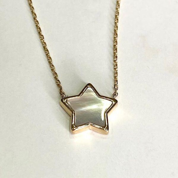 Cadena con dije de nácar