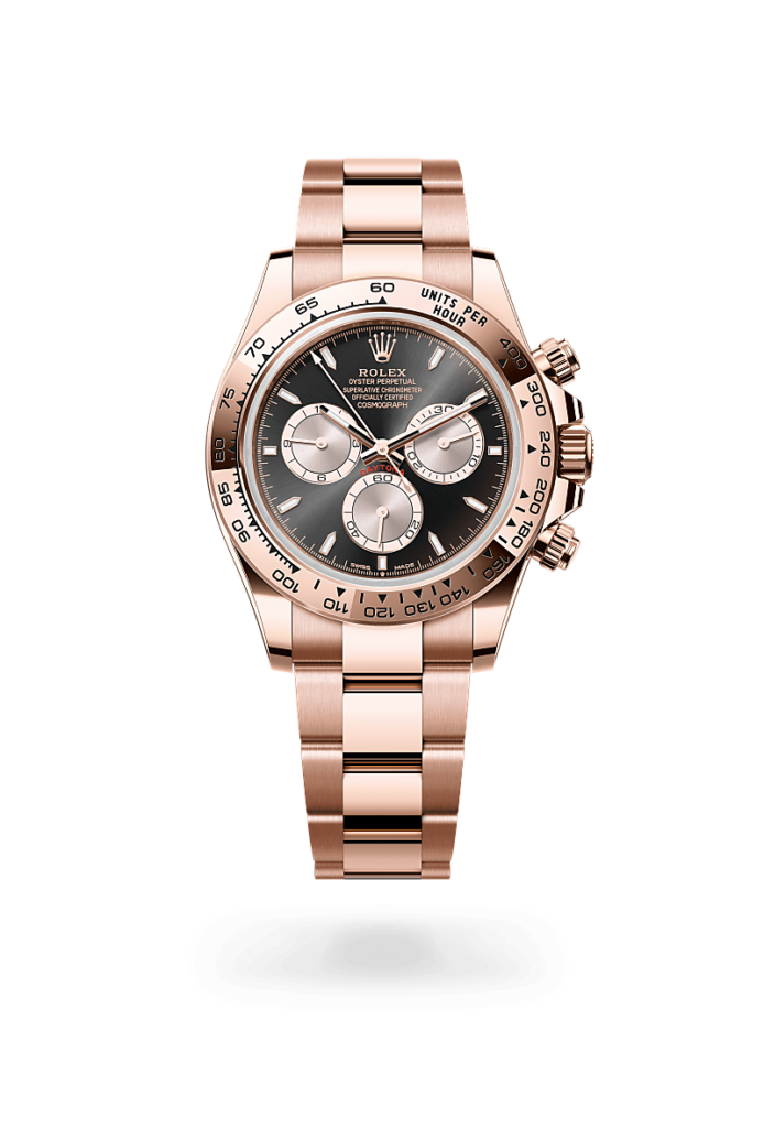 Rolex Cosmograph Daytona de Oro Everose de 18 quilates M126505 0001 Mercurio Joyeros
