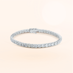 Pulsera Tenis Oro Blanco Diamantes