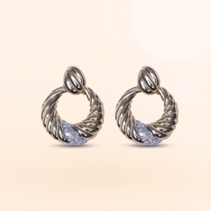 Aretes Oro Amarillo Diamantes