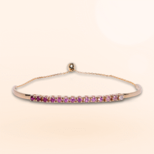 Pulsera Oro Amarillo Zafiro