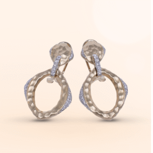 Arete Oro Amarillo Diamantes